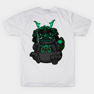 Samurai Cute Fat Cat T-Shirt